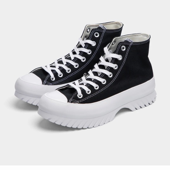 CONVERSE CHUCK TAYLOR ALL STAR LUGGED 2.0 BLACK / EGRET - WHITE - Picture 1 of 11